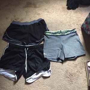 Pack of three athletic shorts